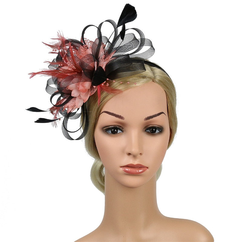 Fancy Feather Statement Headwear