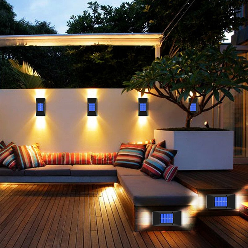 Outdoor Solar Powered Wall Light