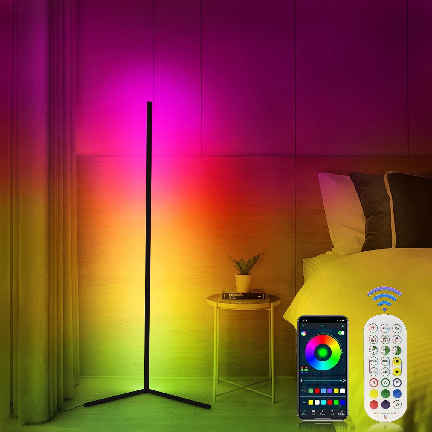 Multicolor App Controlled Music Mood Lamp