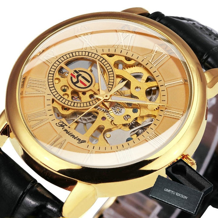 Men's 3D Hollow Engraved Deluxe Time Piece