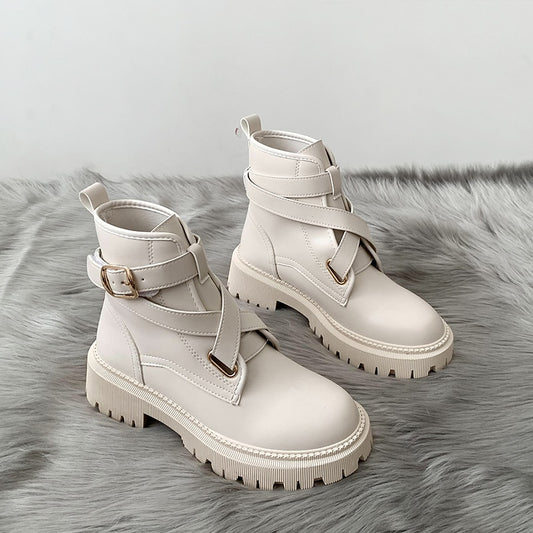 Women's Versatile Chunky Style Boots