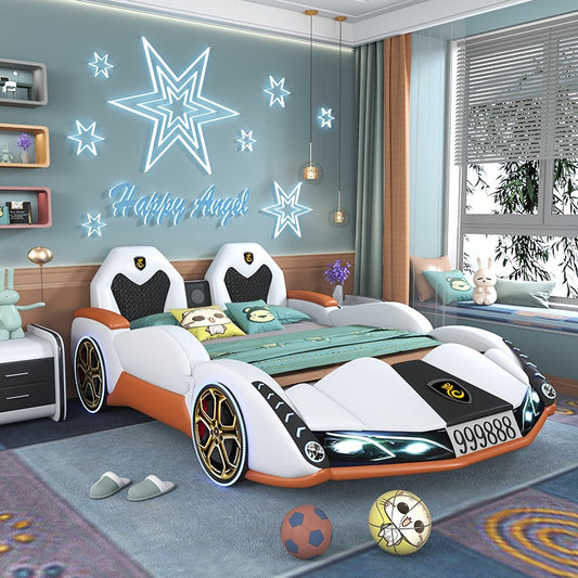 Cartoon Model Car Bed For Kids