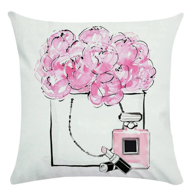 Blush Harmony: Pretty in Pink Couch Cushion Cover Collection